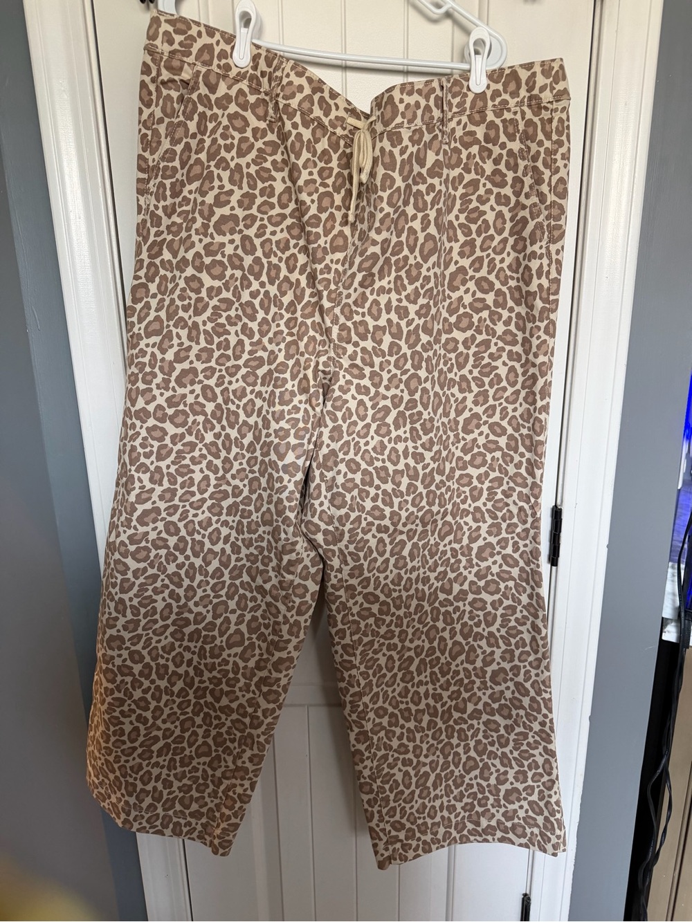 torrid Beige & Brown Leopard Print Boot Cut Pants